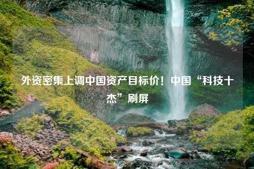 外资密集上调中国资产目标价！中国“科技十杰”刷屏