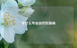 学什么专业治疗肛肠病