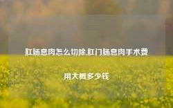 肛肠息肉怎么切除,肛门肠息肉手术费用大概多少钱