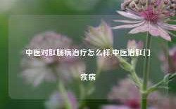 中医对肛肠病治疗怎么样,中医治肛门疾病