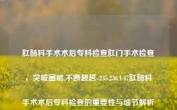 肛肠科手术术后专科检查肛门手术检查，突破圈层,不断超越-235.236.1.47肛肠科手术术后专科检查的重要性与细节解析