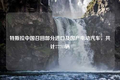 特斯拉中国召回部分进口及国产电动汽车，共计77713辆