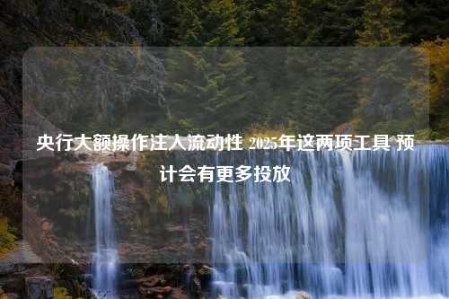 央行大额操作注入流动性 2025年这两项工具 预计会有更多投放