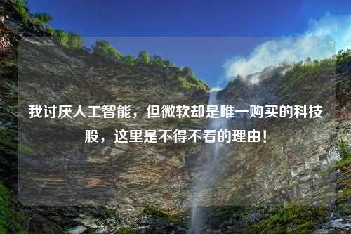 我讨厌人工智能，但微软却是唯一购买的科技股，这里是不得不看的理由！