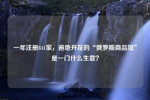 一年注册841家，遍地开花的“俄罗斯商品馆”是一门什么生意？