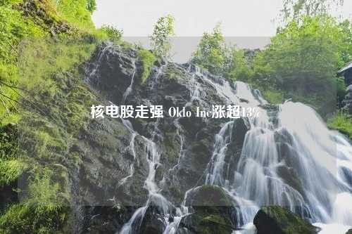 核电股走强 Oklo Inc涨超13%