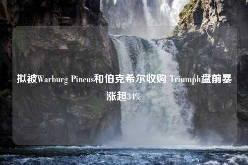 拟被Warburg Pincus和伯克希尔收购 Triumph盘前暴涨超34%