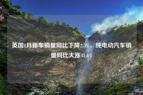 英国1月新车销量同比下降2.5%，纯电动汽车销量同比大涨41.6%